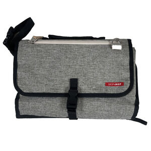 Skip Hop Pronto Diaper Clutch Travel Bag Gray Padded Baby Changing Station